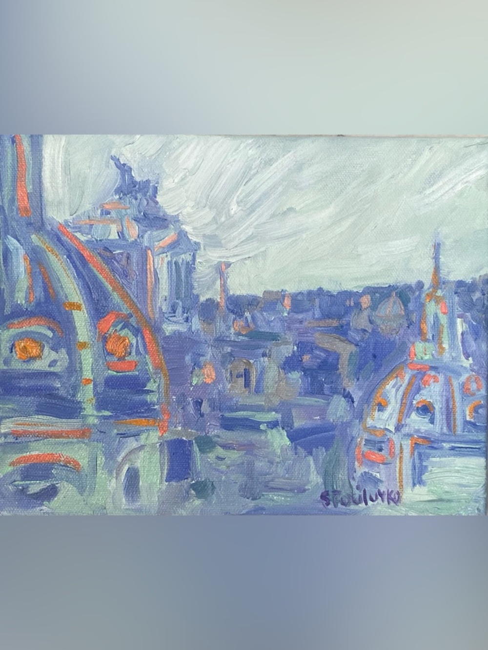 Rome Italy oil on canvas 8x10”